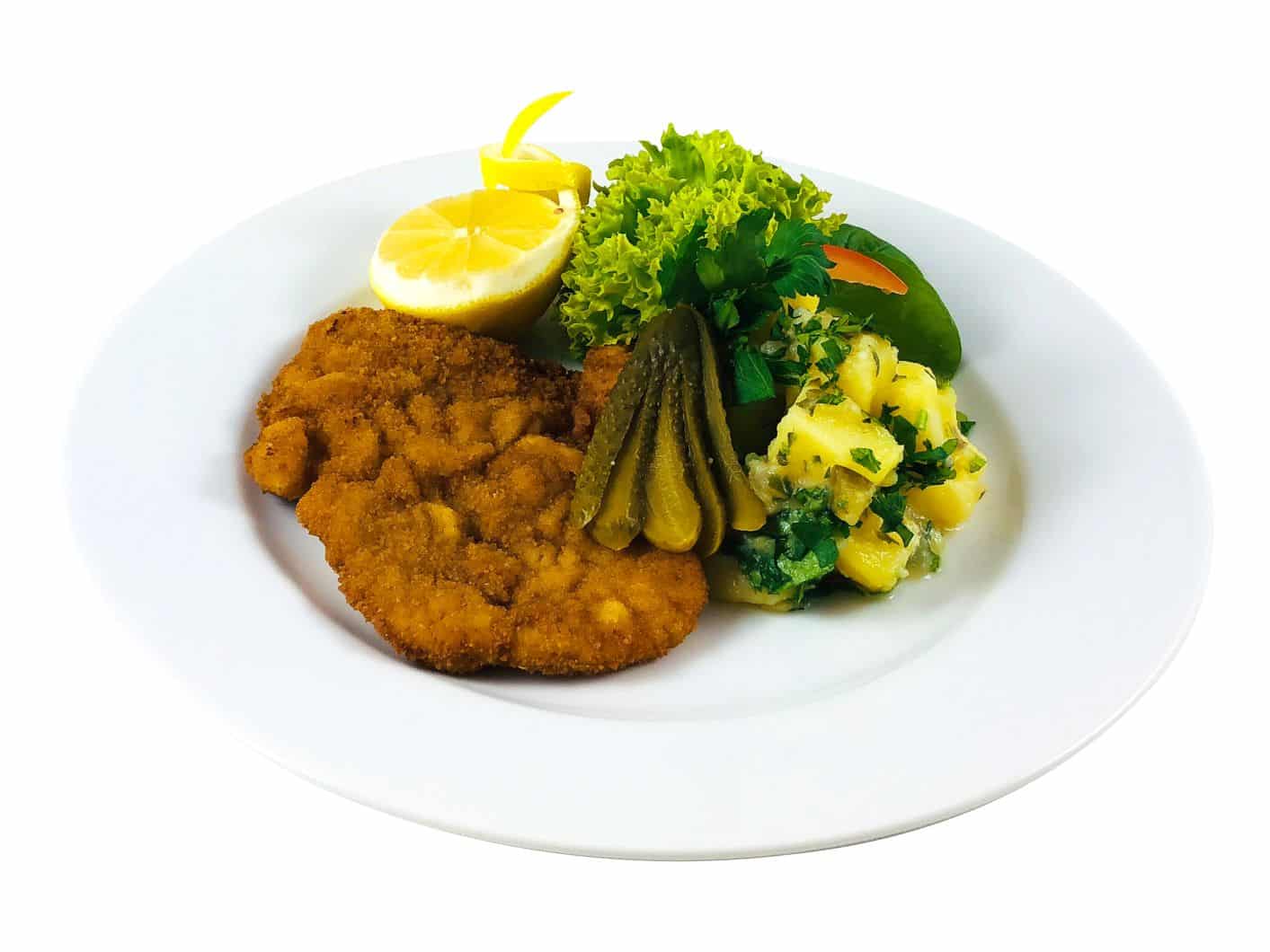 Schnitzel „Wiener Art“ mit lauwarmem Kartoffelsalat - bärlifood ...