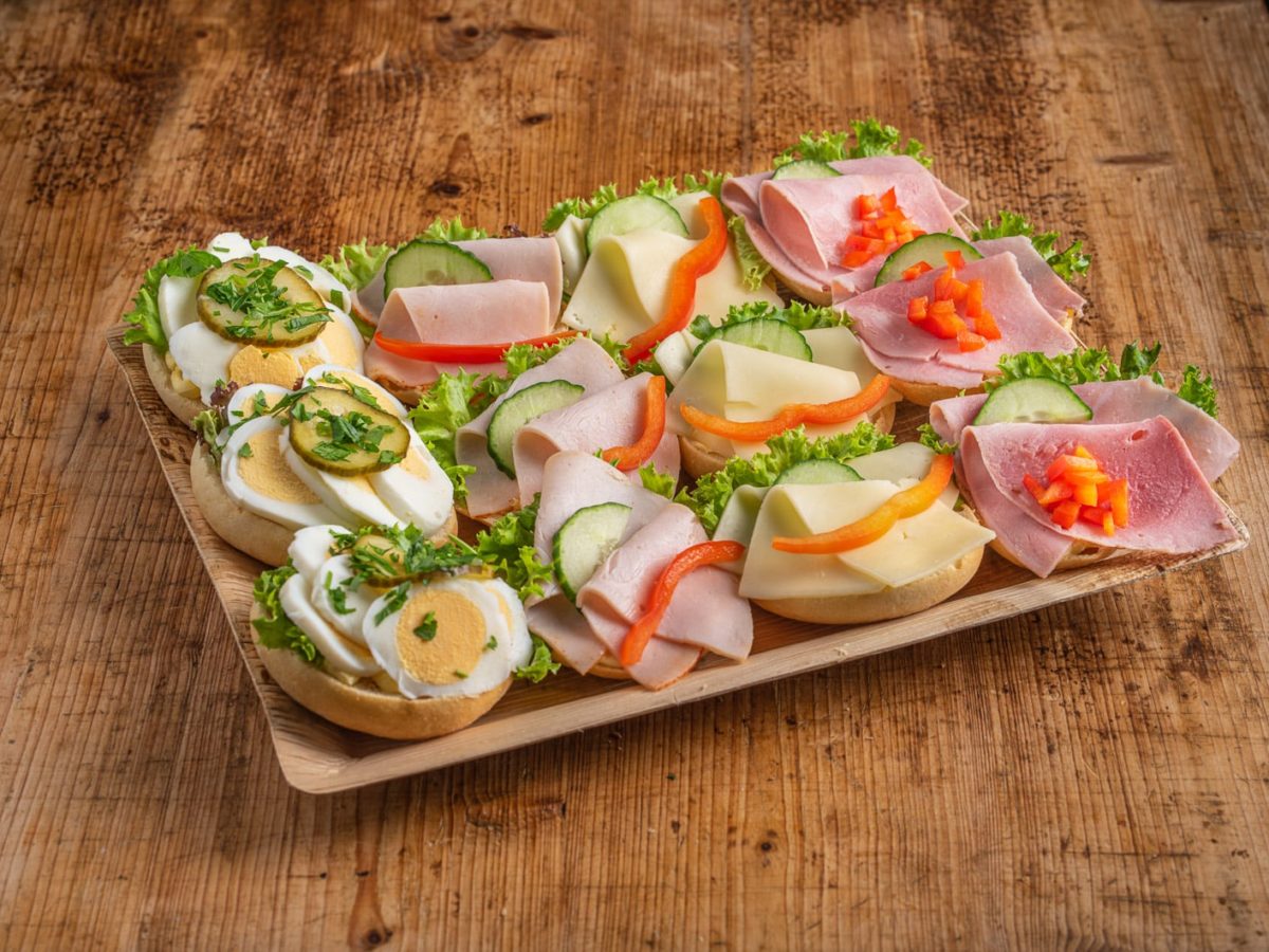 Belegte Brötchen, Schrippen, Schnittchen - bärlifood Business Catering