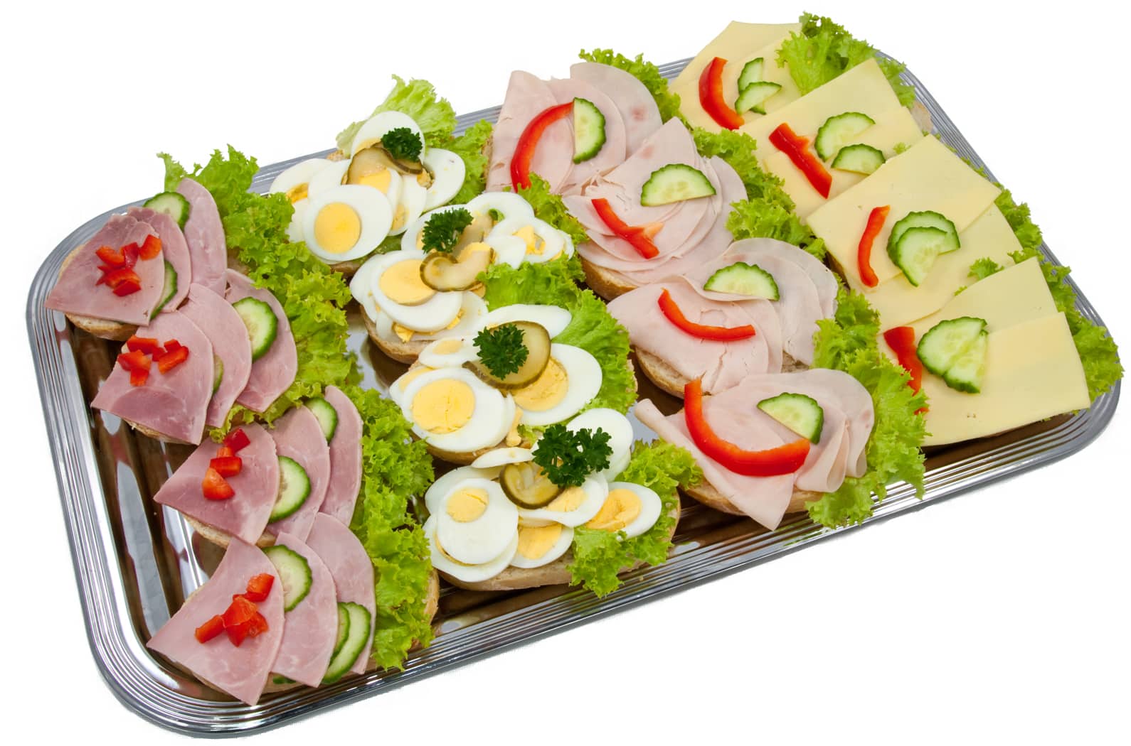 16er Brötchen Platte - bärlifood Business Catering
