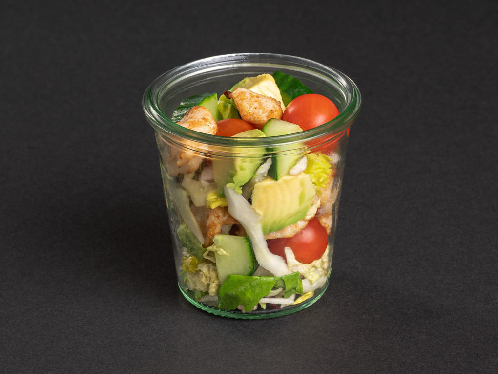 Avocado-Hähnchen Salat