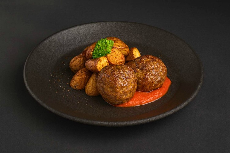 Berliner Boulette & Röstkartoffel