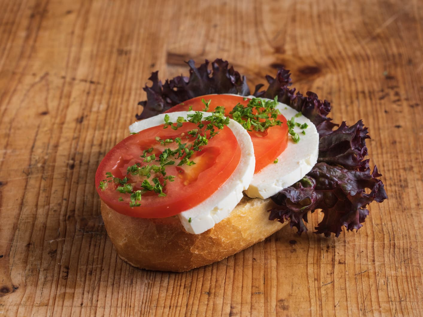 Brötchen mit Schafskäse - bärlifood Business Catering