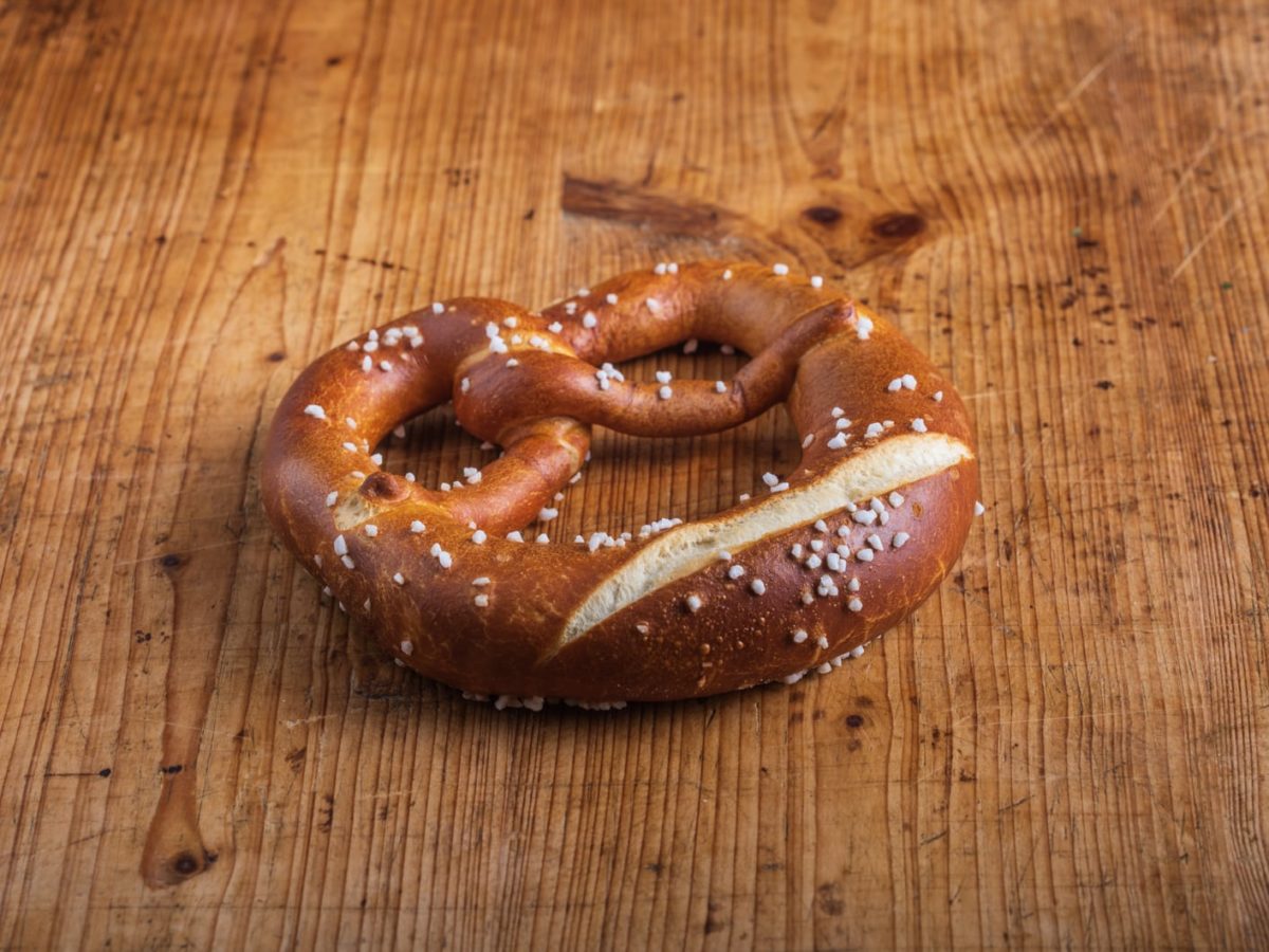 Brezel mit Hagelsalz