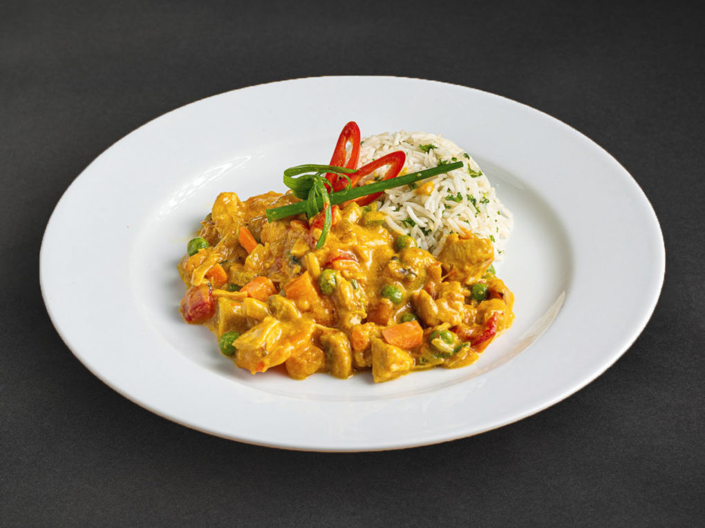 Chicken Curry mit Basmati