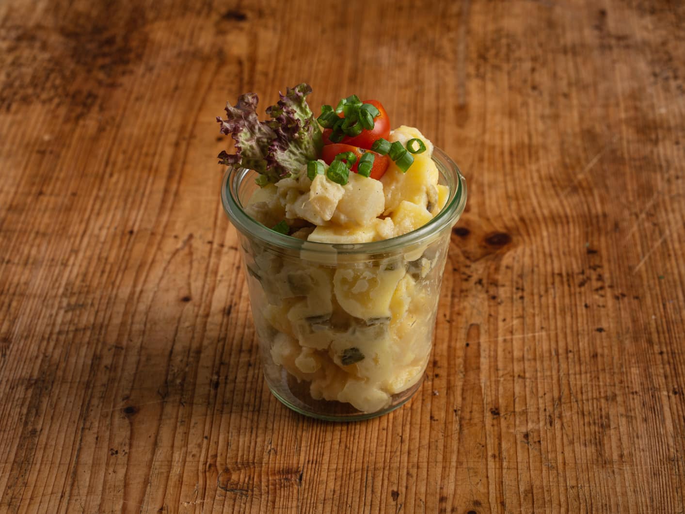 Kartoffelsalat ohne Mayonnaise im Weckglas VEGAN - bärlifood Business ...