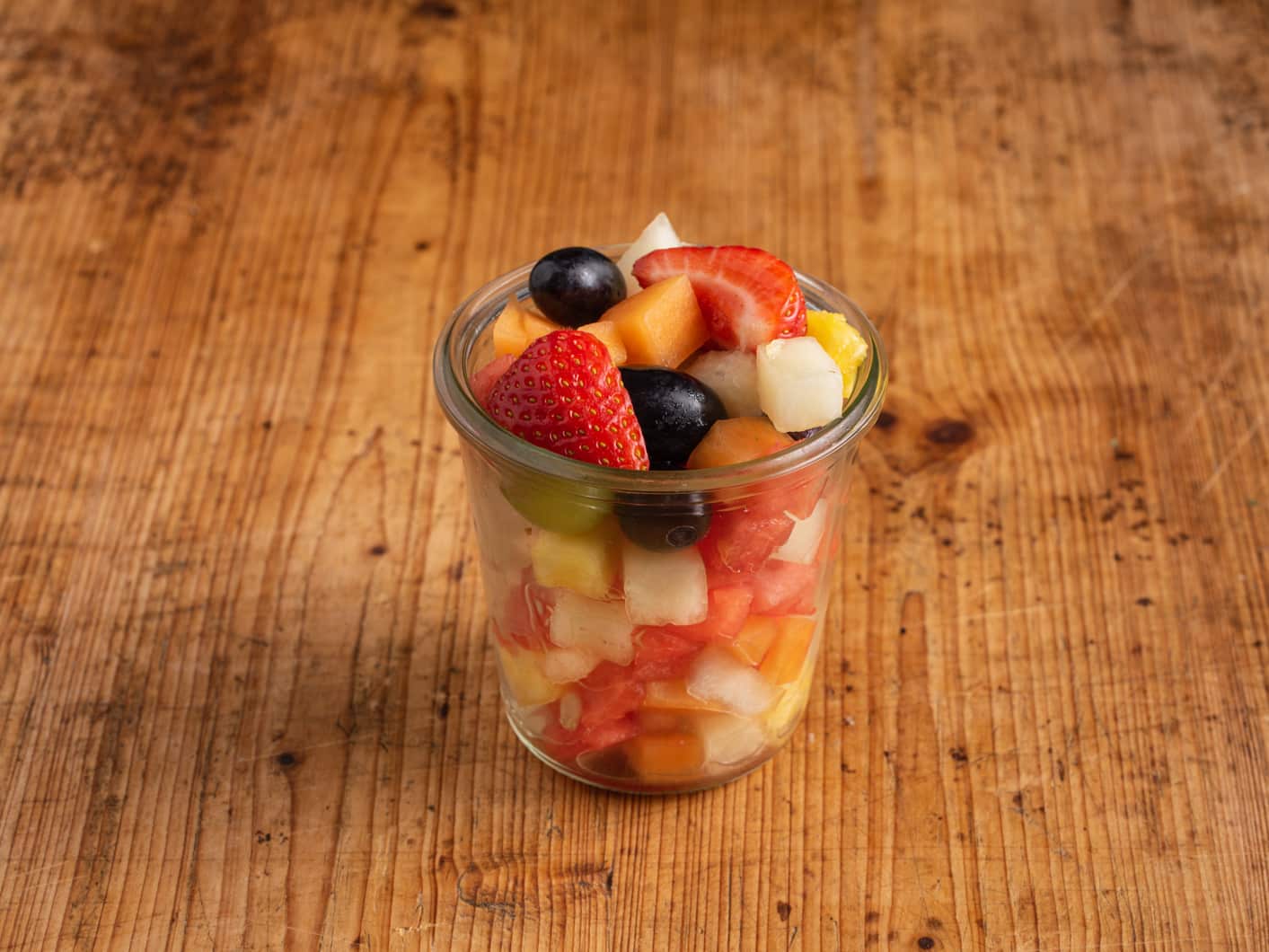 Obstsalat im Weckglas - bärlifood Business Catering