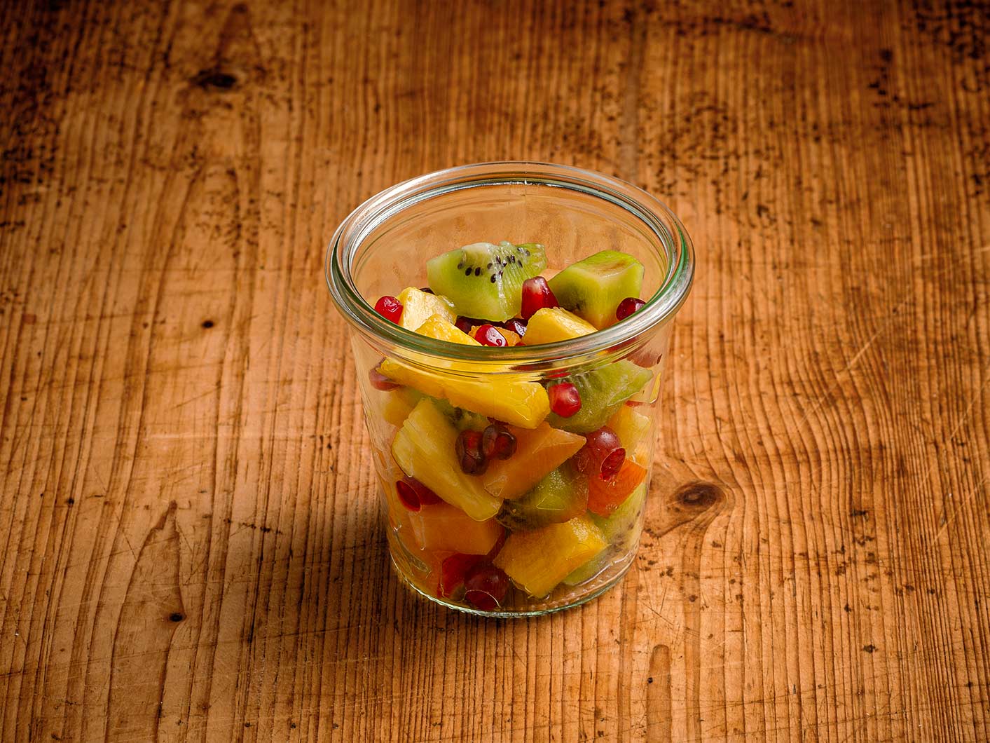 Obstsalat im Weckglas - bärlifood Business Catering
