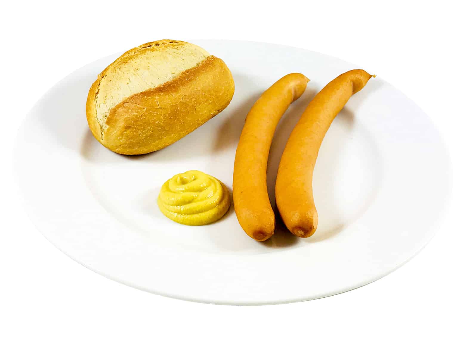 Paar Wiener mit Senf - bärlifood Business Catering