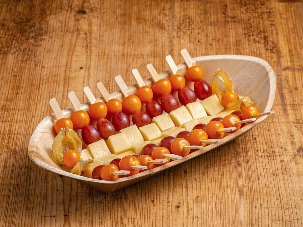 18er Spießboot OBST-KÄSE