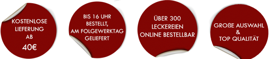 Kostenlose Lieferung ab 40 € Kostenlose Lieferung ab 40
