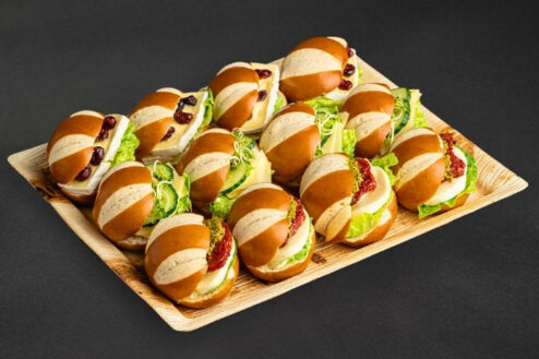 12er Mini Laugen Sandwich VEGGIE