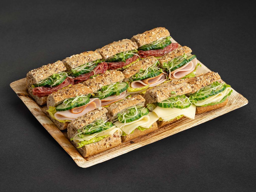 12er Mini Vollkorn-Baguette Sandwich