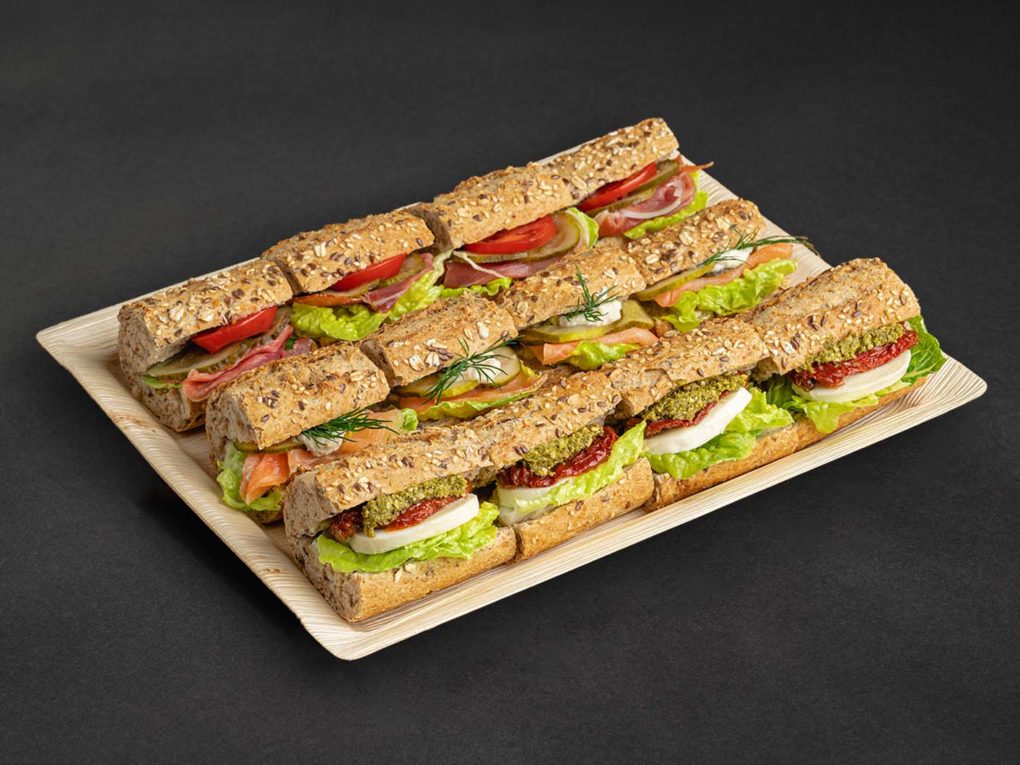12er Mini Vollkorn-Baguette Sandwich PREMIUM