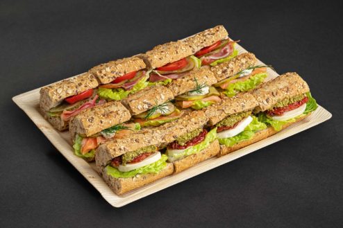 12er Mini Vollkorn-Baguette Sandwich PREMIUM
