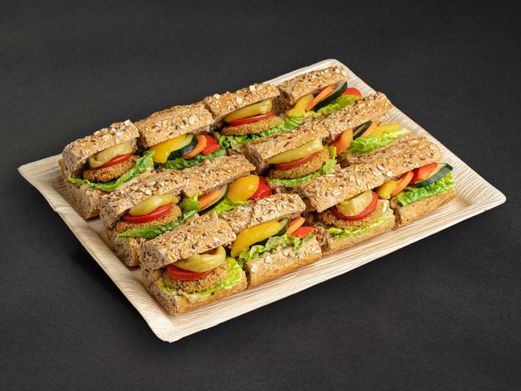 12er Mini Vollkorn-Baguette Sandwich VEGAN