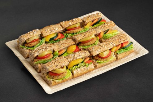 12er Mini Vollkorn-Baguette Sandwich VEGAN