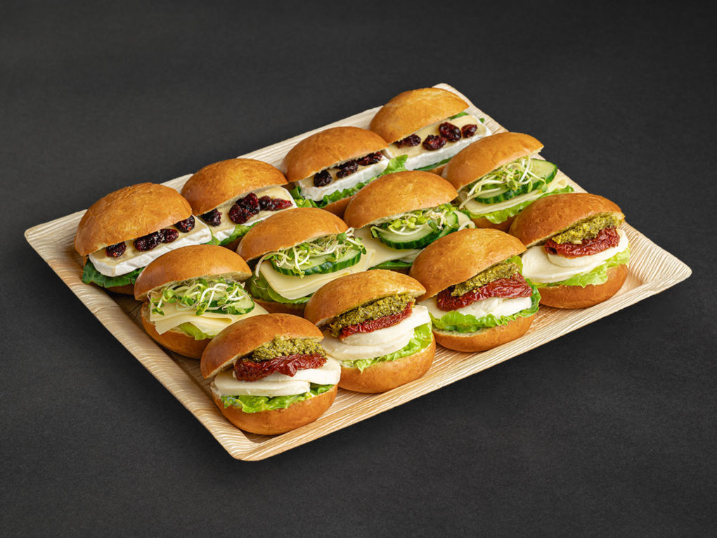 12er Mini Brioche Sandwich VEGGIE