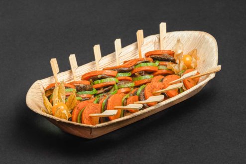 12er Spießboot Gemüse-Shiitake
