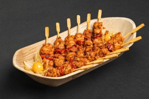 12er Spießboot Hähnchen-Paprika