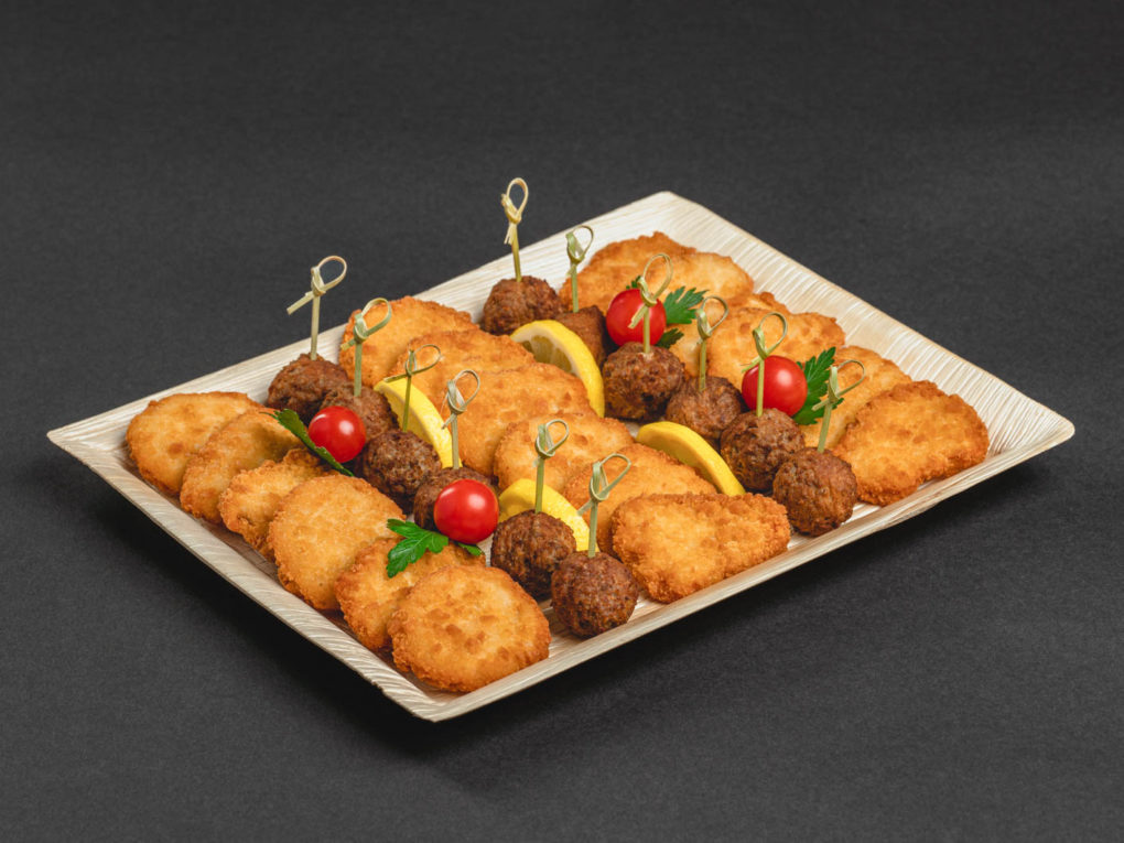 30er Mini Schnitzel & Bouletten Platte