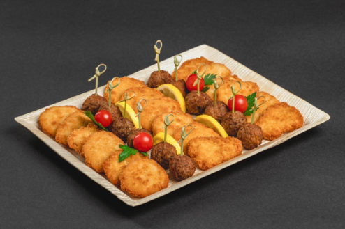 30er Mini Schnitzel & Bouletten Platte