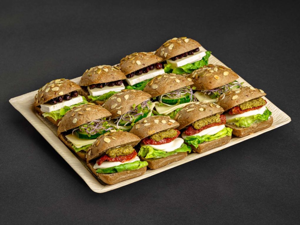 12er Mini Vollkorn Sandwich VEGGIE