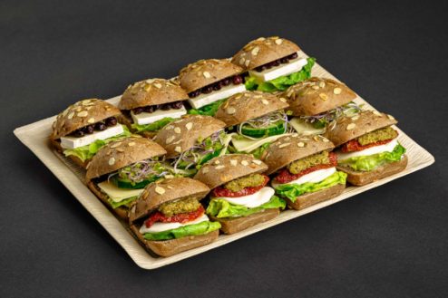 12er Mini Vollkorn Sandwich VEGGIE