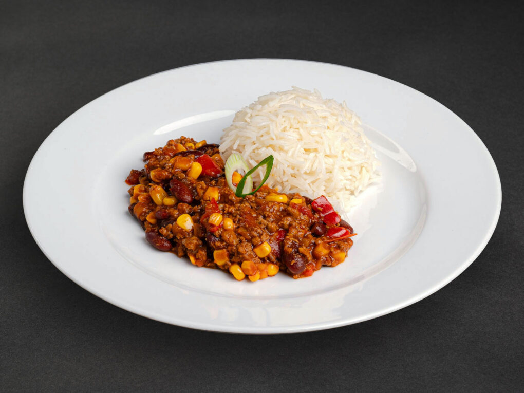 Chili con Carne & Reis - Catering Berlin