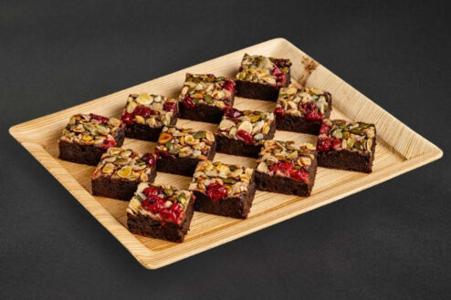 12er Himbeer-Brownie Häppchen