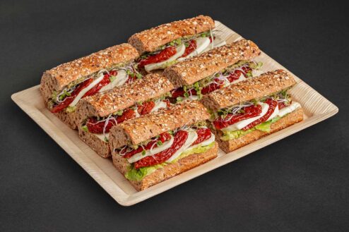 6er Vollkorn-Baguette Mozzarella & Tomate